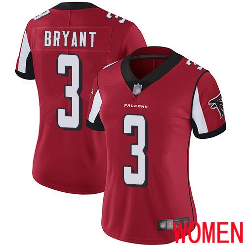 Atlanta Falcons Limited Red Women Matt Bryant Home Jersey NFL Football 3 Vapor Untouchable